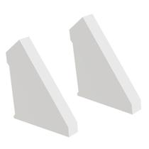 Kit Acessórios Taschibra Para Perfil Sobrepor Spire L30 Branco