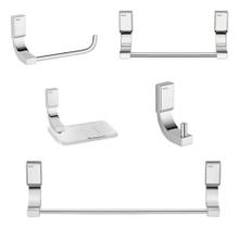 Kit Acessórios Top Chrome Para Banheiro 5 Peças Cromadas Kit Acessórios Top Chrome Para Banheiro 5 Peças Cromadas