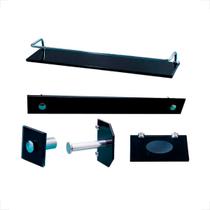 Kit acessorios vildrex 5pc vidro fume luxo reto Kit acessorios vildrex 5pc vidro fume luxo reto