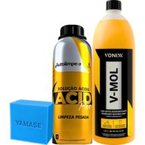 Kit Acid Autolimpe e V mol Vonixx Limpeza Pesada Desencrustante