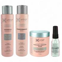 Kit Acidificante 1 Shampoo 1 Condicionador 1 Máscara 500ml 1 Sérum 40ml Voga Kit Acidificante 1 Shampoo 1 Condicionador 1 Máscara 500ml 1 Sérum 40ml Voga