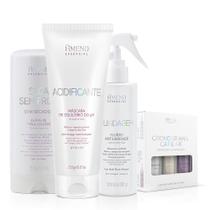 Kit Acidificante Cronograma Capilar Superdoses de Reparação Seca Sem Frizz Fluído Blindagem Amend Essencial