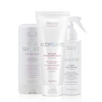 Kit Acidificante Seca Sem Frizz Fluído Blindagem Amend Essencial Kit Acidificante Seca Sem Frizz Fluído Blindagem Amend Essencial