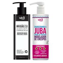 Kit Acidificante Widi Care Infusão e Encrespando a Juba Cabelos Cacheados 800ml Kit Acidificante Widi Care Infusão e Encrespando a Juba Cabelos Cacheados 800ml