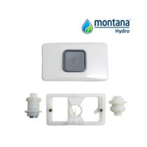 Kit acionador descarga completo montaflux branco montana