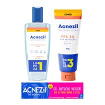 Kit Acnezil contra cravos e espinhas