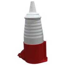 Kit Acoplamento 3P+T 32A 380/440V TMI4-32M Vermelho 2 Unidades - MARGIRIUS