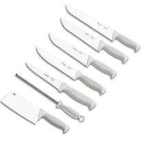Kit Açougueiro Brinox 7 Peças Aço Inox Kit Açougueiro Brinox 7 Peças Aço Inox