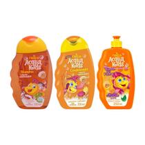 Kit Acqua Kids Shampoo 250Ml+Cond 250Ml Cachea+Creme Pentear - Nazca