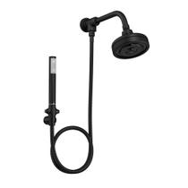 Kit Acqua Plus Com Flexível PVC Black Matte Deca Kit Acqua Plus Com Flexível PVC Black Matte Deca