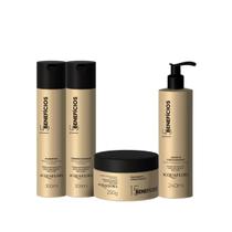 Kit Acquaflora 15 Benefícios Completo Sh,Cond,Masc e Leave in
