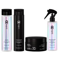 Kit Acquaflora Brilho 3D Completo (4 produtos) Kit Acquaflora Brilho 3D Completo (4 produtos)