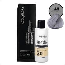 Kit Acquaflora: Coloração 12.11 e Emulsão 30 Volumes 90ml