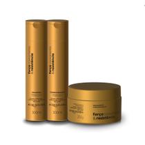 Kit Acquaflora Força Shampoo + Condicionador 300ml + Mascara 250g