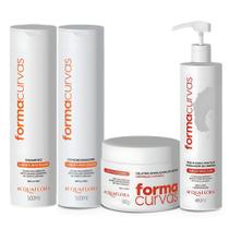 Kit Acquaflora Forma Curvas Com 4 4Abc