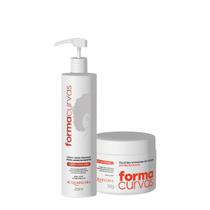 Kit Acquaflora Forma Curvas Creme de Pentear Crespos e Gelatina Suave (2 produtos)