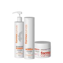 Kit Acquaflora Forma Curvas Shampoo Creme de Pentear Ondas e Gelatina Intensa (3 produtos) Kit Acquaflora Forma Curvas Shampoo Creme de Pentear Ondas e Gelatina Intensa (3 produtos)