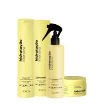 Kit Acquaflora Hidratação Intensiva Home Care Leave-in (4 produtos)