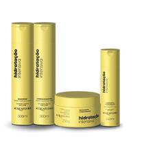 Kit Acquaflora Hidratação Intensiva Sh+Cond+Masc+Hid. S Enxague
