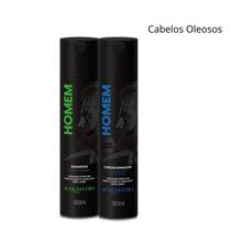 Kit Acquaflora Homem Cabelos Oleosos Shampoo 300ml + Condicionador 300ml Kit Acquaflora Homem Cabelos Oleosos Shampoo 300ml + Condicionador 300ml