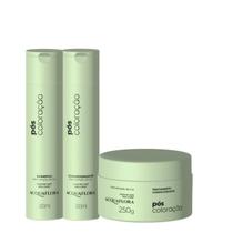Kit Acquaflora Pós Coloração Sh+Cond 300ml+Masc