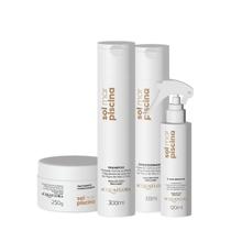 Kit Acquaflora Sol Mar Piscina Home Care Leave-in (4 produtos) Kit Acquaflora Sol Mar Piscina Home Care Leave-in (4 produtos)
