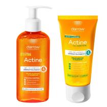 Kit Actine Darrow Gel de Limpeza 140g e Actine Oil Control Gel de Limpeza Pele Mistas a Oleosas 60g