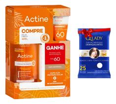 Kit Actine Darrow Gel De Limpeza 400g + Protetor Solar FPS 60 Com Cor 20g + Demaquilante