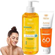 Kit Actine Darrow Protetor Semcor Oil Control Gel Delimpeza