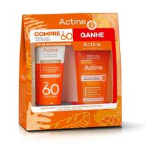 Kit Actine Protetor Solar FPS60 40g + Gel Limpeza 40ml