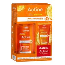 Kit Actine Sabonete Gel De Limpeza Profunda 140g + 40g