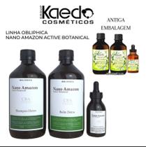 Kit Active Botanical Nano Amazon Obliphica Kaedo 3 Produtos
