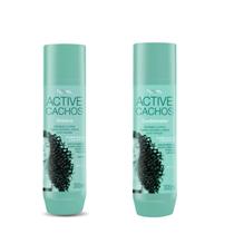 Kit Active Cachos Fattore Shampoo e Condicionador 300ml Cada