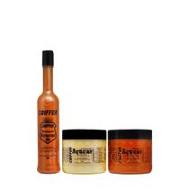 Kit Açucar Coiffer 3 Passos Cabelos Emborrachados Cliente Kit Açucar Coiffer 3 Passos Cabelos Emborrachados Cliente