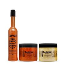 Kit Açúcar Coiffer shampoo condicionador e Shampote p/ Cabelos Enborrachados Kit Açúcar Coiffer shampoo condicionador e Shampote p/ Cabelos Enborrachados