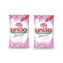 Kit açúcar glaçucar 500g com 2 unidades União