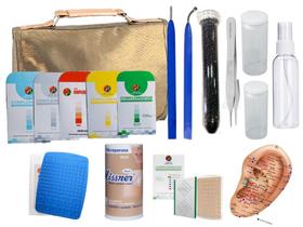 Kit Acupuntura Auricular 16 Un Auriculoterapia Complementar