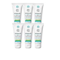 Kit Ada Tina Normalize Matte Intense FPS 50 Protetor Solar Com 6 Unidades De 40ml Cada