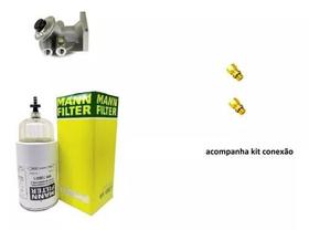 Kit Adaptação Cabeçote Filtro Racor Combustível Com Visor Com Conexão de Porca 5/16