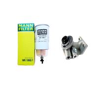 Kit Adaptação Cabeçote Filtro Racor + Combustível Com Visor Universal Caminhão Van Baú Barco Sapão
