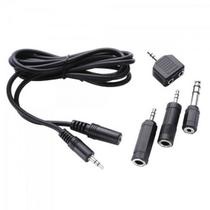Kit Adaptador C/4 + Cabo P2 ST + J2 ST 1,80M CBPD0004 Preto Generico
