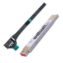 Kit Adaptador de Medição Interna 522300 e Metro de Precisão 2M 522700 Wolfcraft Kit Adaptador de Medição Interna 522300 e Metro de Precisão 2M 522700 Wolfcraft