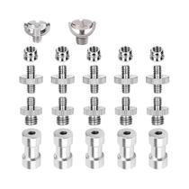 Kit Adaptador De Parafuso Para Câmera De 1/4" Para 3/8" Com 22 Peças, Conversores De Rosca Para