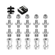 Kit Adaptador De Parafuso Para Câmera De 1/4" Para 3/8" Com 22 Peças, Conversores De Rosca Para