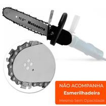 Kit Adaptador De Serra Elétrica Motosserra Moto Serra para Esmerilhadeira Lixadeira Importway Kit Adaptador De Serra Elétrica Motosserra Moto Serra para Esmerilhadeira Lixadeira Importway