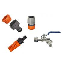 Kit Adaptador Engate Esguicho E Torneira Metal 1/2