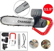 Kit Adaptador Motosserra p/ Esmerilhadeira Elétrica Eixo M14 4.1/2 Corte Serra KaQi Kit Adaptador Motosserra p/ Esmerilhadeira Elétrica Eixo M14 4.1/2 Corte Serra KaQi