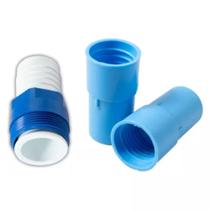 Kit Adaptador Rosca Plástica Brustec 2 Ponteiras para Mangueira de Aspirador de Piscina Conexão Segura e Eficiente Kit Adaptador Rosca Plástica Brustec 2 Ponteiras para Mangueira de Aspirador de Piscina Conexão Segura e Eficiente