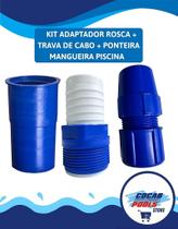KIT ADAPTADOR ROSCA+PONTEIRA+TRAVA CABO TELESCÓPICO Aqua LINE KIT ADAPTADOR ROSCA+PONTEIRA+TRAVA CABO TELESCÓPICO Aqua LINE