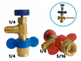 Kit Adaptador Válvula Acionadora De Serviço R22 R410 Suryha
